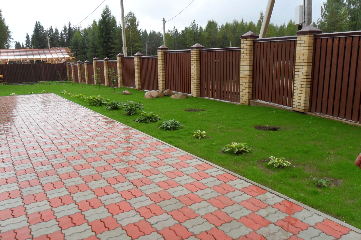 Тротуарная плитка для дачи