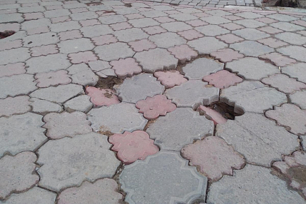 Вспучивание грунта под плиткой